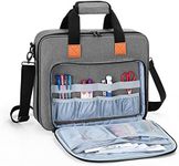 LUXJA Embroidery Project Bag, Embroidery Kits Storage Bag (Bag Only), Gray