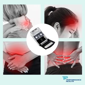 Performance Health Dual Channel TENS Machine – Portable EMS Pain Relief Device with Electrodes