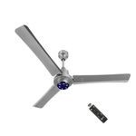 Orient Electric I Tome Pro 1200 mm BLDC Ceiling Fan with Remote & LED Indicator Lights, 5 Star Rated Energy Efficient Fan with High Air Delivery, 3 Years Warranty by Orient - Space Grey