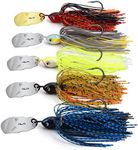 MadBite Bladed Jig Fishing Lures, 5