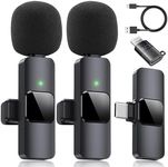Dual Wireless Lavalier Microphone for iPhone, iPad - Perfect for Video Conferencing, Recording, and Live Streaming