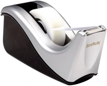 Scotch Desktop Tape Dispenser, Silvertech Two-Tone (C60-ST)