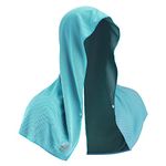 Sukeen Cooling Towels for Neck and Face, Cooling Neck Wraps, Cooling Towel Breathable Sweat Towel Head Towel, Quick Drying Absorbent Sport Workout Camping Cycling Cooling Towel (Lake Blue)