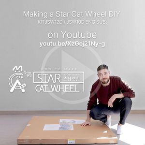 STAR CATWHEEL Cat Treadmill – 41.7in Exercise Wheel for Cats