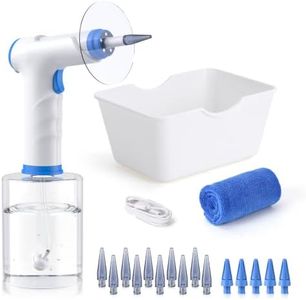 Ear Wax Removal, Earigator Ear Cleaning Kit with Light, Electric Ear Irrigation Kit with 4 Pressure Modes, Safe and Effective Ear Flush Kit with Ear Cleaner - Includes Basin, Towel & 9 Tips