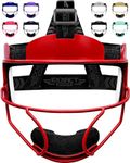 Exxact Sports Softball Face Mask Girls Youth & Adult, Protective Lightweight Fielders Mask Softball Youth for Enhanced Performance (Red, Youth)