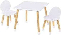 UTEX Kids Table with 2 Chairs Set f
