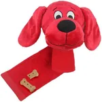 Clifford® Snug Snuffy Treat Mat Combo | Mini Treat Snuffle Mat for Dogs + 6" Plush Dog Toy | Hide 'n Seek, Cozy Comfort, Sensory Stimulation with Squeaker and Crinkles