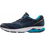Mizuno Wave Rider 22 Running Shoes - SS19, Bleu/Jaune, 12 UK