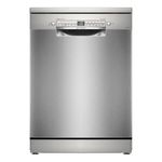 Bosch Series 6 14 Place Settings Free-standing Dishwasher (SMS6IKI01I, 60 cm, Brushed Steel, Anti-Fingerprint, Wi-Fi Enabled, EcoSilence Drive)