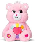 Care Bears 22139 14 Inch Medium Plush Hopeful Heart Bear, Collectable Cute Plush Toy, Cuddly Toys for Children, Soft Toys for Girls and Boys, Cute Teddies Suitable for Girls and Boys Aged 4 Years +