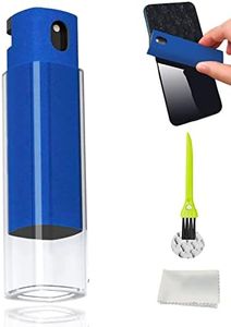 3 in 1Fingerprint Proof Screen Cleaner Tool, Touchscreen Electronic Screen Cleaner, All in One Cleaning Kit with Microfiber and Soft Fiber Flannel for All Phones, Laptop,TV and Tablet Screens (Blue)