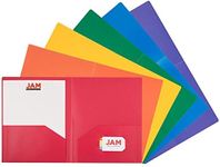 JAM PAPER Heavy Duty Plastic 2 Pock