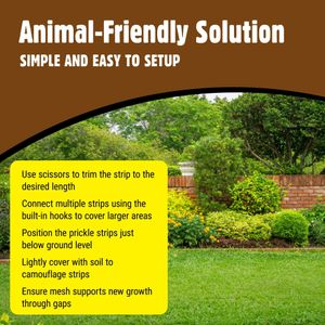 Big Cheese Prickle Strip 2m – Garden Fence Security Deterrent