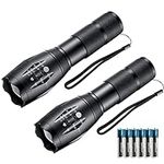 Whaply LED Flashlights, 2 Pack Tact
