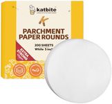 Katbite 200Pcs 5 Inch Parchment Pap