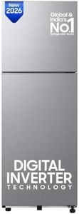 Samsung 236 L, 2 Star, Digital Inverter, Frost Free Double Door Refrigerator (RT40H28W2QHL, Gray Silver, 2026 Model)