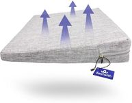 Comfortable Car Seat Cushion - Wedge Cushion For Chair with Non-Slip Cover & Carrying Bag - Ensures Correct Posture & Maximum Well-Being - Car Seat Cushions for Driving, Office, Car, Home