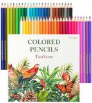 Pencil Crayons: 50 Colored Pencils for Adult Coloring,Soft Core,Crayon de Couleur en Bois and Drawing Art Craft Supplies for Adults,Kids and Beginners