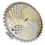 Brush Cutter Weed Eater 1" Inner Hole String Trimmer 40-Tooth Blade Head [ Fit Most Machine Models ] Gear Box Head Accessories Replacement Part for Outdoor Tough Weeds Undergrowth Grass Cutting