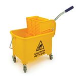 Bentley Industrial MB.20/Y Mobile Mob Bucket, 20 L Capacity, Yellow