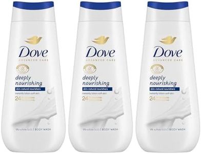 Dove Advanced Care Sulphate Free Body Wash for Women Made with Skin-Natural Nourishers and Micromoisture Provides 24 Hours Renewing Lotion-Soft Softer Skin, 225ml Pack of 3