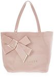 Ted Baker Women's Nikicon Vinyl Bow Shopper, Pl-pink, One Size UK