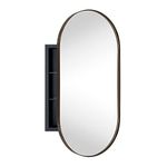 Oval Mirror Medicine Cabinet