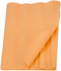 MECCANIXITY Crepe Paper Roll 7.5ft Long 20 Inch Wide for Wedding Ceremony Various Large Festivals Decoration, Orange Yellow