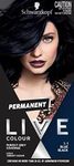 Schwarzkopf LIVE Colour Permanent Hair Colour 1.1 Blue Black