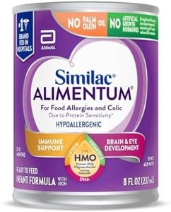 Similac Alimentum with 2’-FL HMO Hypoallergenic Infant Formula, for Food Allergies and Colic,* Suitable for Lactose Sensitivity, Ready-to-Feed Baby Formula, 8-fl-oz can, Pack of 24