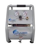 California Air Tools CAT-1P1060SP California Air Tools 1P1060SP Light & Quiet .6 Hp, 1.0 Gal. Steel Tank Portable Air Compressor, Silver