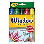 Crayola Washable Window Crayons, Assorted 5 count