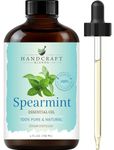 Handcraft Blends Spearmint Essential Oil - Huge 118 ml - 100% Pure and Natural - Premium Grade with Glass Dropper