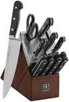 HENCKELS Classic Razor-Sharp 15-Piece Self-Sharpening Knife Set, Chef Knife, Bread Knife, German Engineered Informed by 100+ Years of Mastery