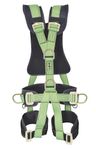 Chandoks Full Body Safety Harness, Black Green/Yellow, Industrial Grade Padded Construction Belt with Adjustable Straps, ISI Marked, Free Size, for Professional Workers