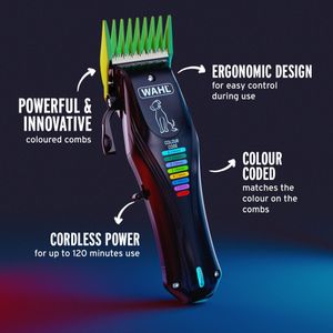 WAHL Colour Pro Pet Clipper – Black Grooming Tool