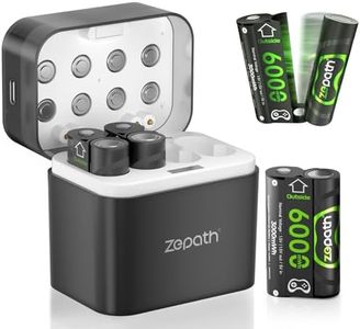 Zepath Xbox Controller Battery Pack 4 x 6000mWh Rechargeable Lithium AA Batteries with Charger for Xbox One/Xbox Series X|S Xbox One S/Xbox One X/Xbox One Elite Controllers