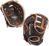Easton | Tournament Elite Baseball First Base Mitt | Single Post Double Bar Web | 12.5" | Left Hand Throw