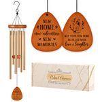 Leebbsin House Warming Gifts New Home, Housewarming Wind Chime, Housewarming Gifts for Women, Men, Couple, New Homeowner, Friend, Coworker, New Home Gift Ideas for First Home, New Apartment, House