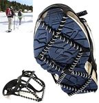 Anti-Slip Shoes Ice Grips, 1 Pair Universal Anti-Slip Snow Cleats Shoes Ice Gripper Winter Walker Traction Device for Hiking, Walking, Jogging (Fit 35-43 Sizes)