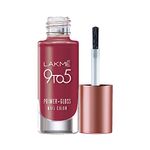 Lakmé 9 to 5 Primer + Gloss Nail Colour, Ruby Rush, 6 ml