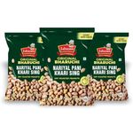 Jabsons Roasted Peanut Coconut Water Khari Sing- Pack Of 3 (400gm x 3) Jumbo Bharuchi Peanuts| Premium Roasted Moongfali |Ready to eat healthy snacks|Anytime Snack|Gluten free| Nariyal Pani Flavour