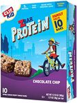 CLIF KID ZBAR - Protein Granola Bars - Chocolate Chip - Non-GMO - Organic -Lunch Box Snacks (1.27 Ounce Energy Bars, 10 Count)