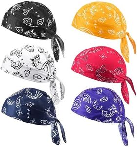Paisley Cooling Headscarf Cap Set, 2026 New Breathable Sweat Wicking Head Wrap Hat for Men Women (6, Colorful-A)