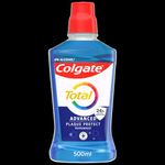 Colgate Total Peppermint Blast Mouthwash with CPC ,500 ml (Pack of 1), Protects against germs for 24hrs*