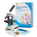 SWIFT Microscopes for Kids,Monocular Microscopes for Children Beginners with Educational Science Microscope Kits, Slides and LED Light