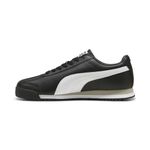 PUMA Men's Roma Sneaker, 24-Standard-puma Black-puma White-Smokey Gray, 8