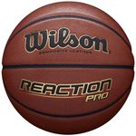 Wilson Unisex' s Reaction Pro Basketball, Brown, 6