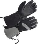 SKYDEER Waterproof Skiing Gloves with Premium Genuine Deerskin Leather (SD8658T/M)